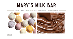 Desktop Screenshot of marysmilkbar.com